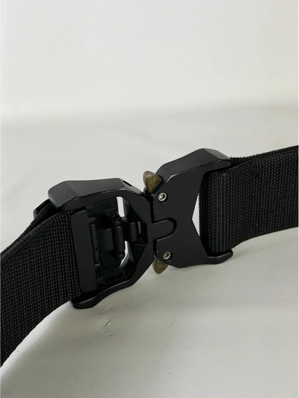 JUKMO Tactical Belt Quick Release Military Hiking Rigger Nylon Web Work Belt